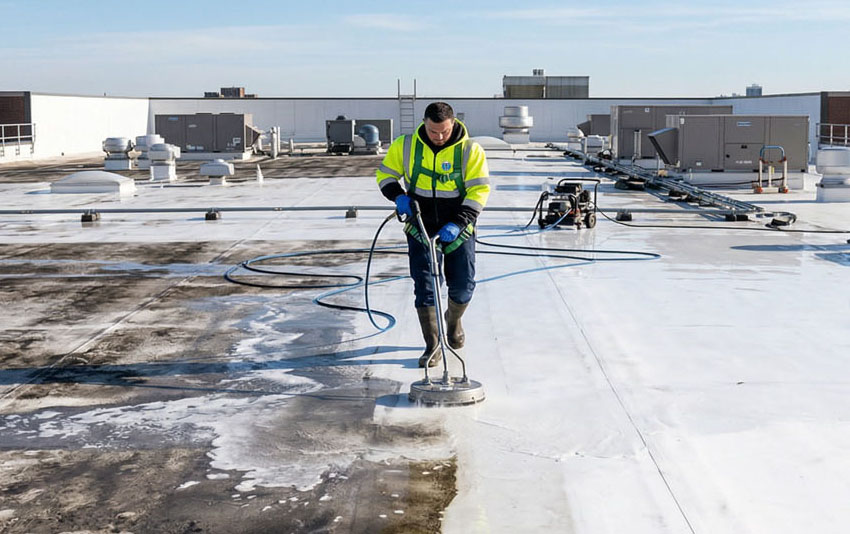 TPO Roof Cleaning